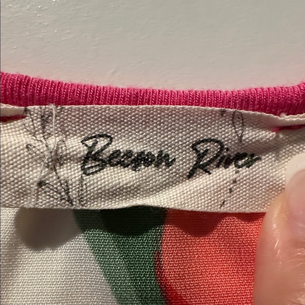 Beeson River Pink Floral Short Sleeve Top - Picture 6 of 9